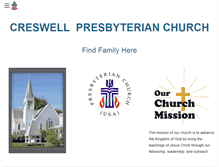 Tablet Screenshot of creswellpres.org